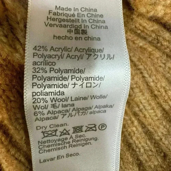 J.Crew Wool Blend Popover Long Sleeve Sweater In a Neutral Color Size Small - Picture 10 of 10